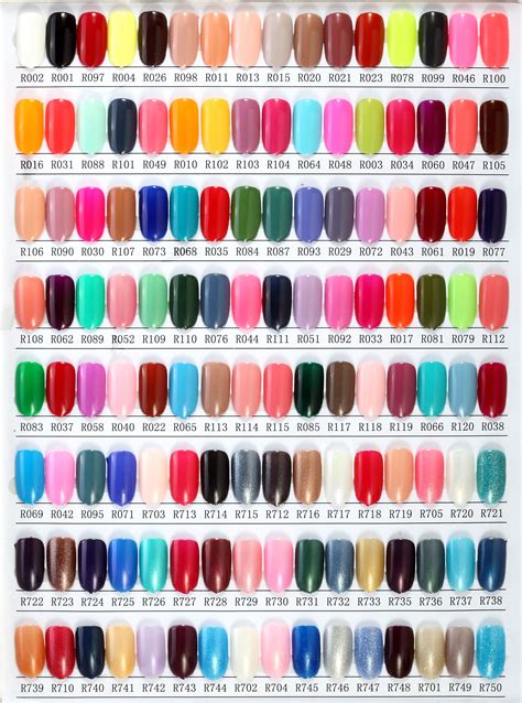 hermes nail polish color chart